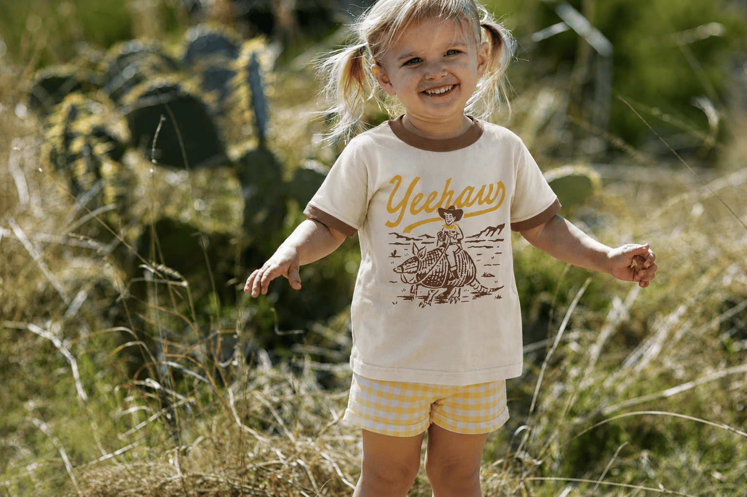 Yeehaw Vintage Ringer | Youth T-Shirt | Kids Clothing & Apparel
