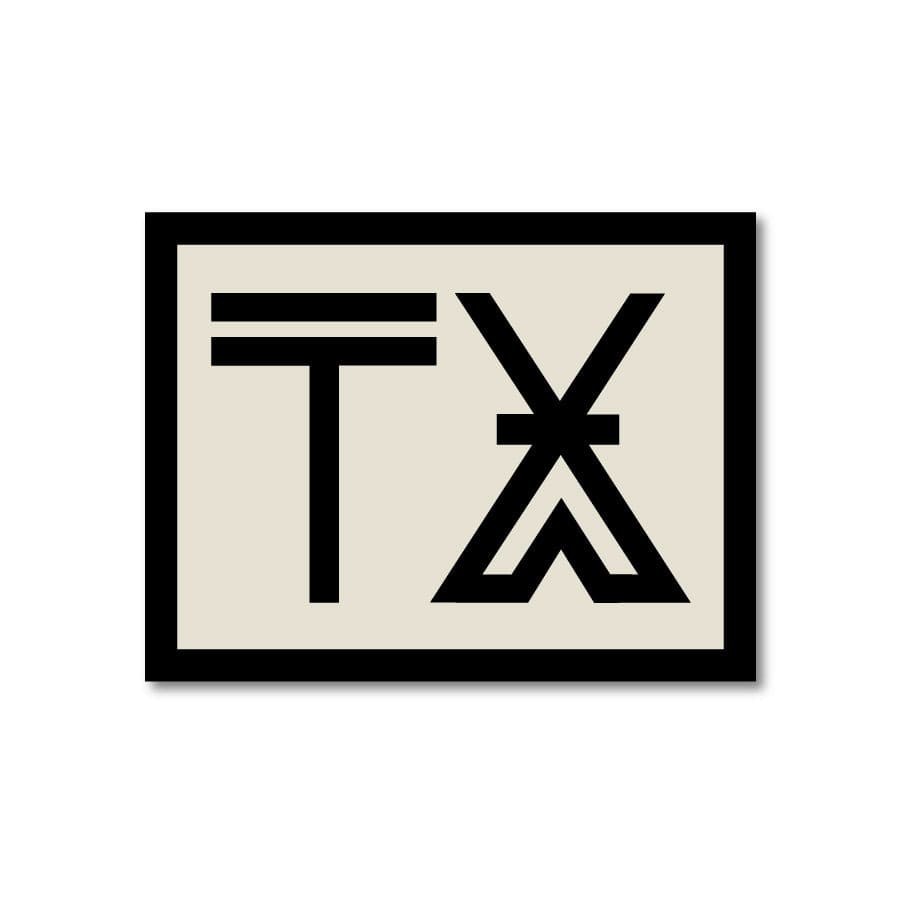 RIVER ROAD CLOTHING Stickers Camp Texas Sticker