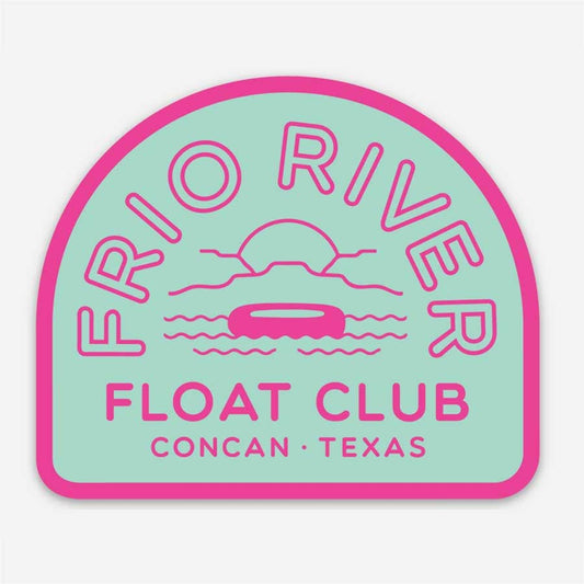 RIVER ROAD CLOTHING Stickers Frio River Float Club Sticker