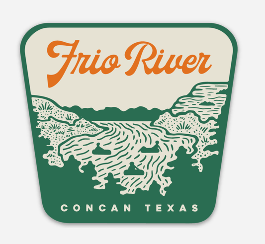 RIVER ROAD CLOTHING Stickers Frio River Sticker