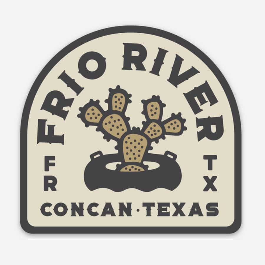 RIVER ROAD CLOTHING Stickers Frio River Tube Sticker