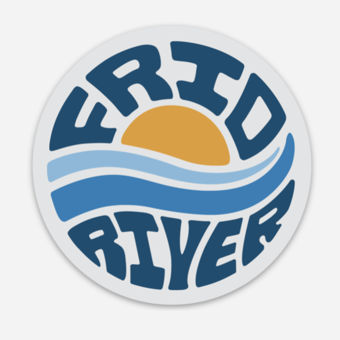 RIVER ROAD CLOTHING Stickers Frio River Wave Sticker