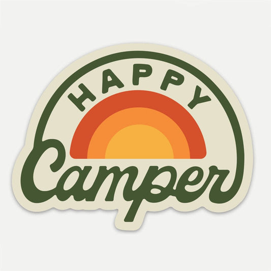 RIVER ROAD CLOTHING Stickers Happy Camper Sticker