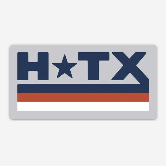 RIVER ROAD CLOTHING Stickers HTX Sticker (Houston, Texas)