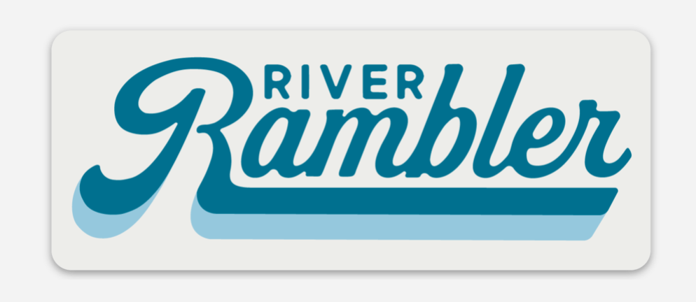 RIVER ROAD CLOTHING Stickers River Rambler Sticker