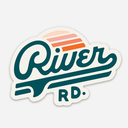 RIVER ROAD CLOTHING Stickers River Road Sun Sticker