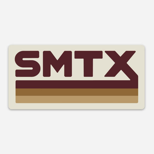 RIVER ROAD CLOTHING Stickers SMTX Sticker (San Marcos, Texas)