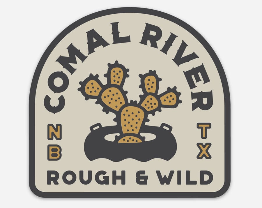 RIVER ROAD CLOTHING Stickers Wild Comal Sticker